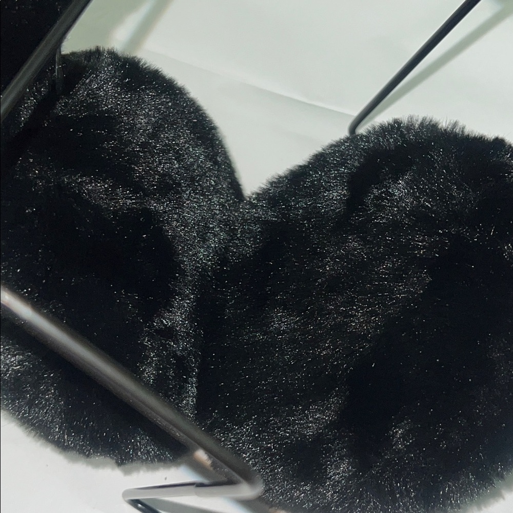 CC Black Adjustable Fuzzy Earmuffs - Picture 6 of 11